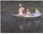 La barque a Giverny Claude Monet